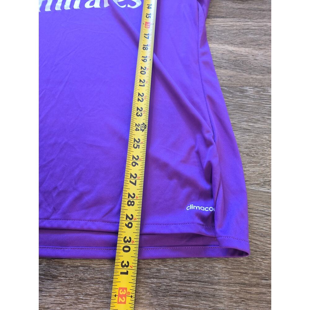 Adidas Real Madrid 2016 Purple Away Jersey XL ClimaCool La Liga Soccer Retro - Picture 11 of 11